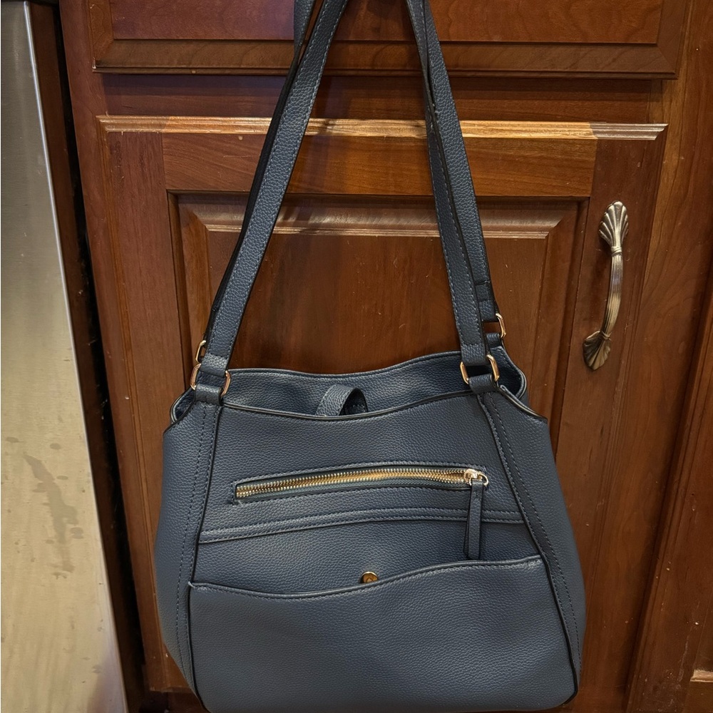 Elegant Blue Handbag